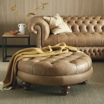 Piccadilly Footstool - Sale from Sofas by Saxon UK