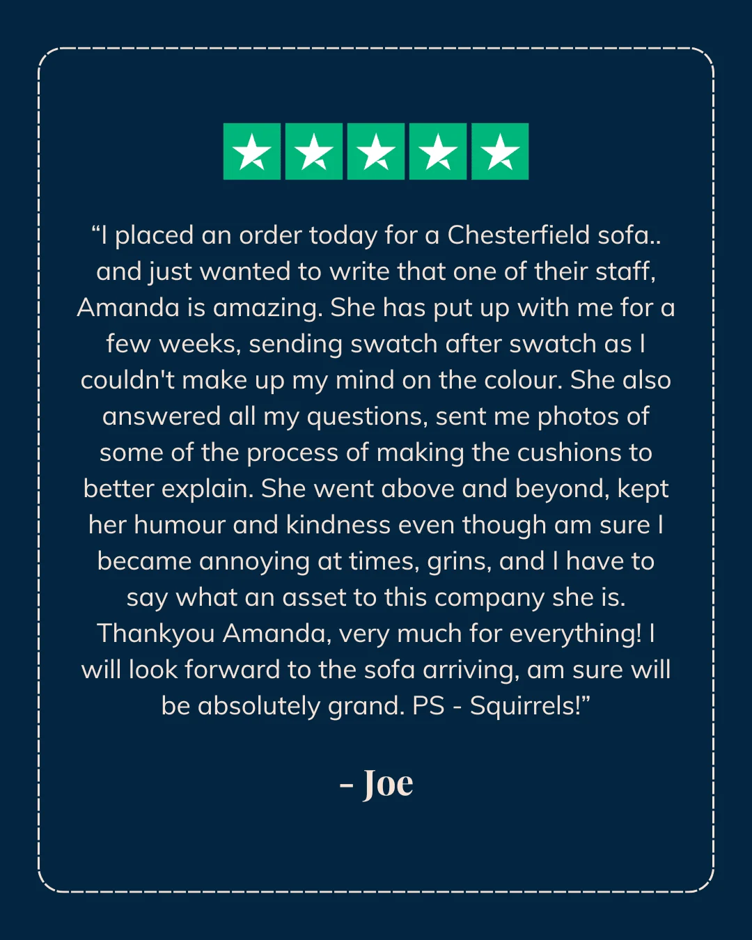 Customer review